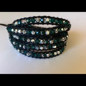 Victoria Emerson Jewelry - Victoria Emerson Green Crystal Wrap Bracelet Victoria Emerson Jewelry - Victoria Emerson Green Crystal Wrap Bracelet